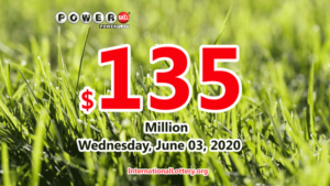 2020年5月30日的Powerball结果：头奖升至1.35
