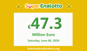 SuperEnalotto 的累积彩金达到 4730 万欧元。